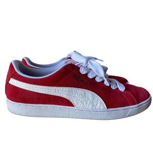 Men’s Red Suede Puma size 13